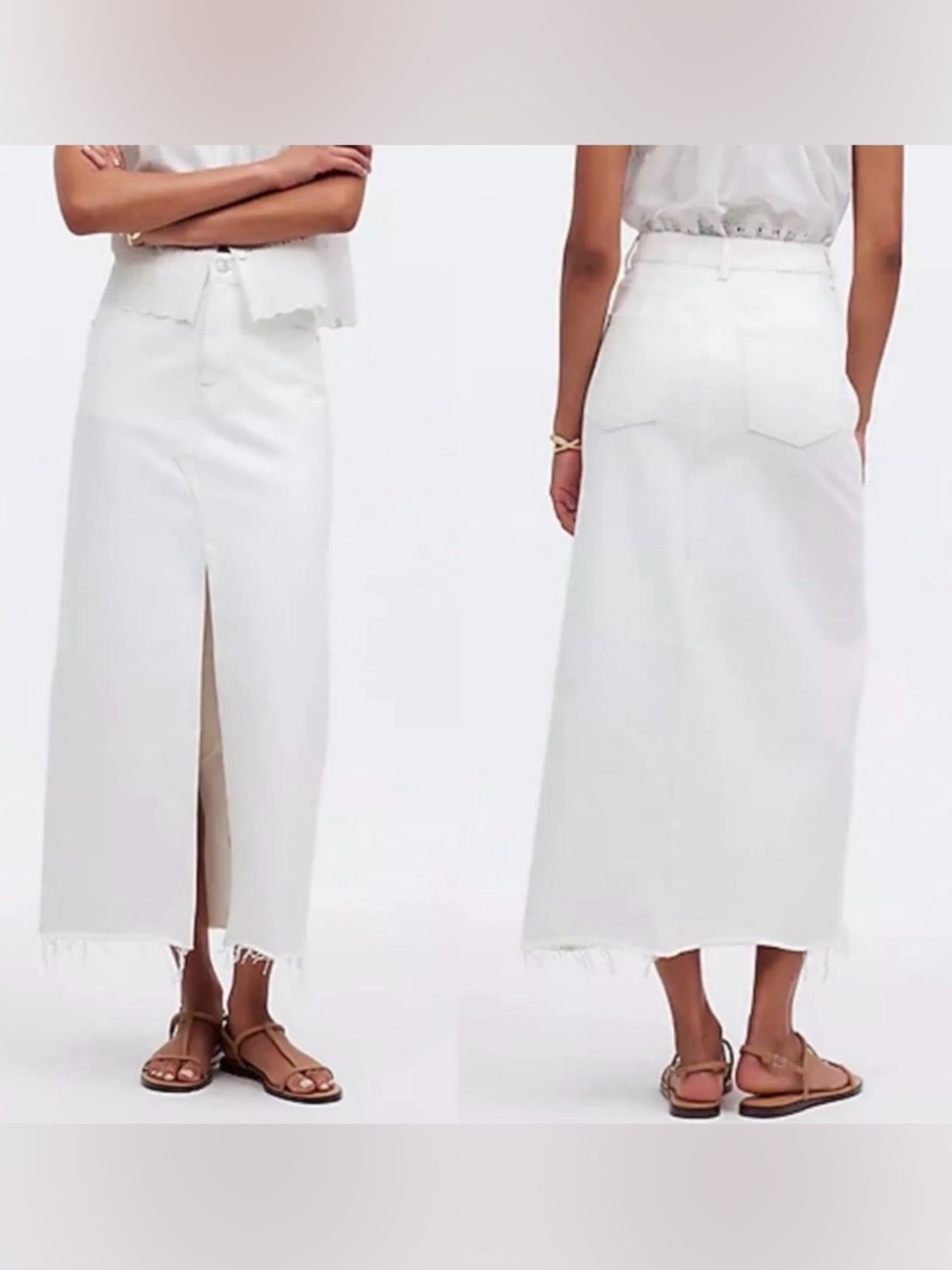 Worn Once!!! Madewell Denim Maxi Skirt